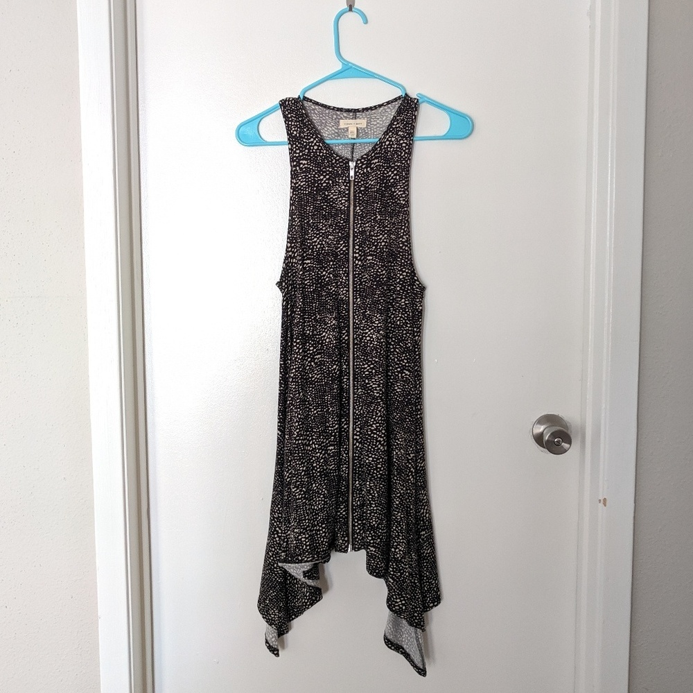 Silence+Noise Zip Front Tunic Dress